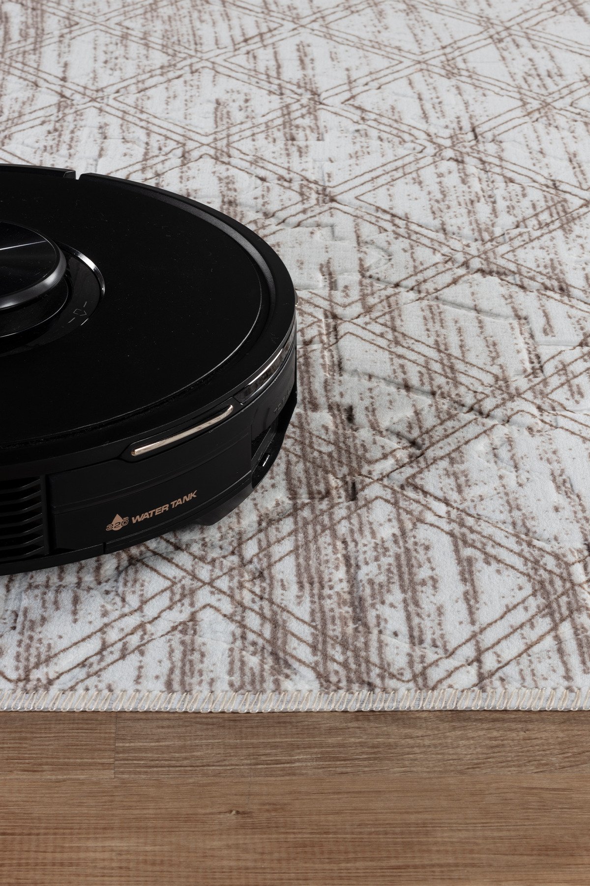 1_org_zoom Modern Desenli Kaymaz Taban Elit Şık Dört Mevsim Yıkanabilir Halı Kesme Yolluk 32176