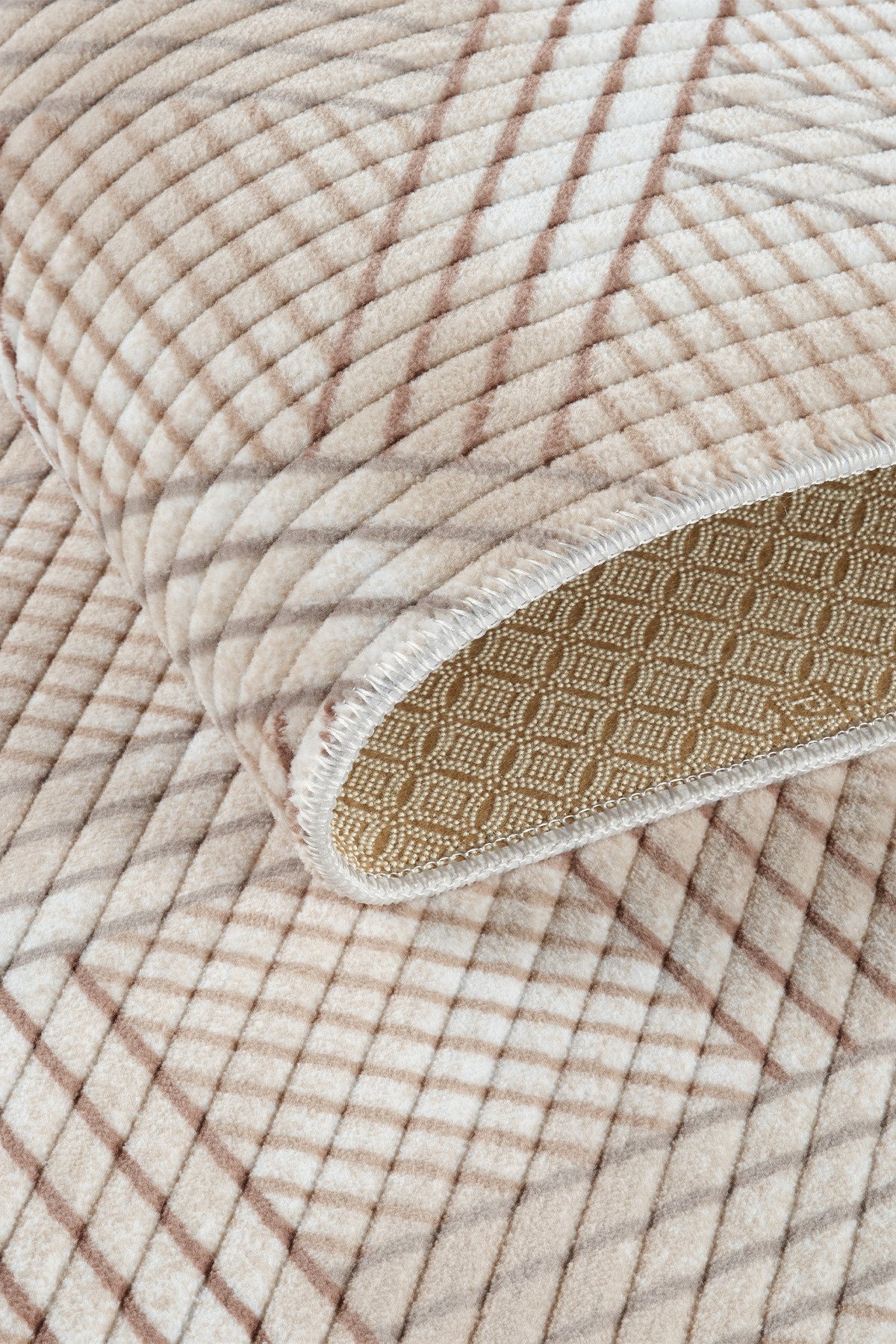 1_org_zoom Relax Konforlu Şık Dekoratif Kaymaz tabanlı , Yıkanabilir ve Leke Tutmaz Dört Mevsim Yolluk 32353