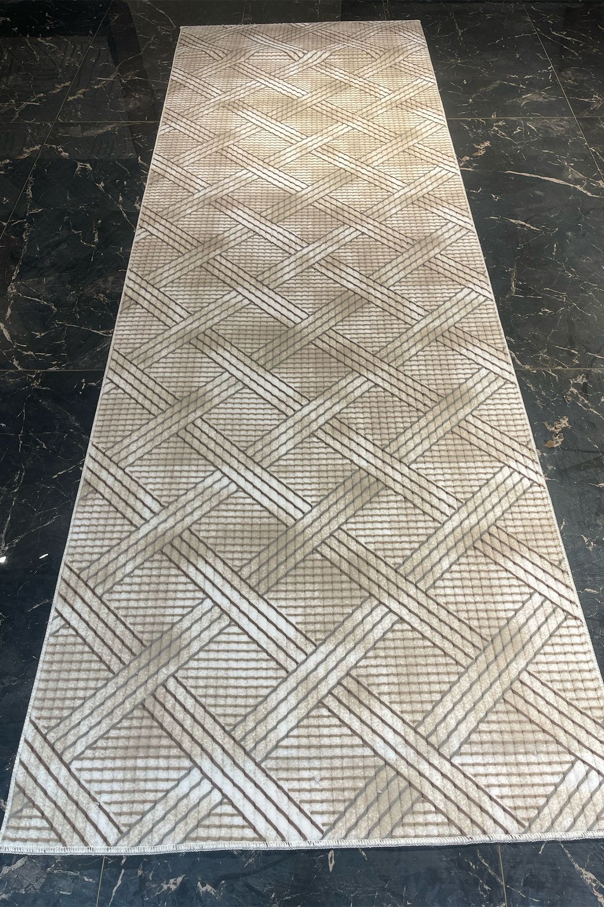 1_org_zoom Relax Konforlu Şık Dekoratif Kaymaz tabanlı , Yıkanabilir ve Leke Tutmaz Dört Mevsim Yolluk 32358