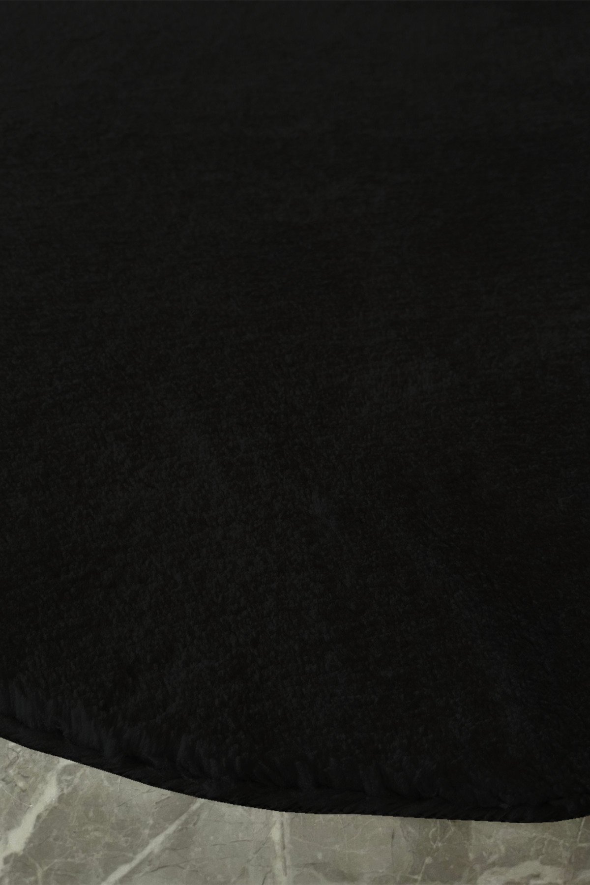 1_org_zoom Post Peluş Yumuşak Oval Halı Tüylü Halı Kaymaz Taban Konforlu Dekoratif Yıkanabilir Yolluk 33435