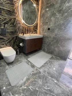 2'Lİ SOFT TOUCH GRİ BANYO PASPASI YUMUŞACIK