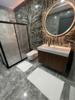 2'li Yıkanabilir Kaymaz Taban Post Beyaz Banyo Halısı Peluş Halı Klozet Takımı