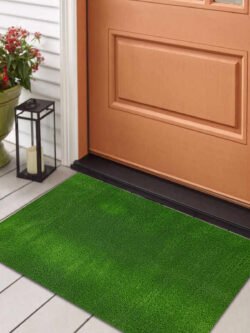 Dekoratif Yeşil Kapı Önü Paspası Yapay Çim Halı 7 mm 1005