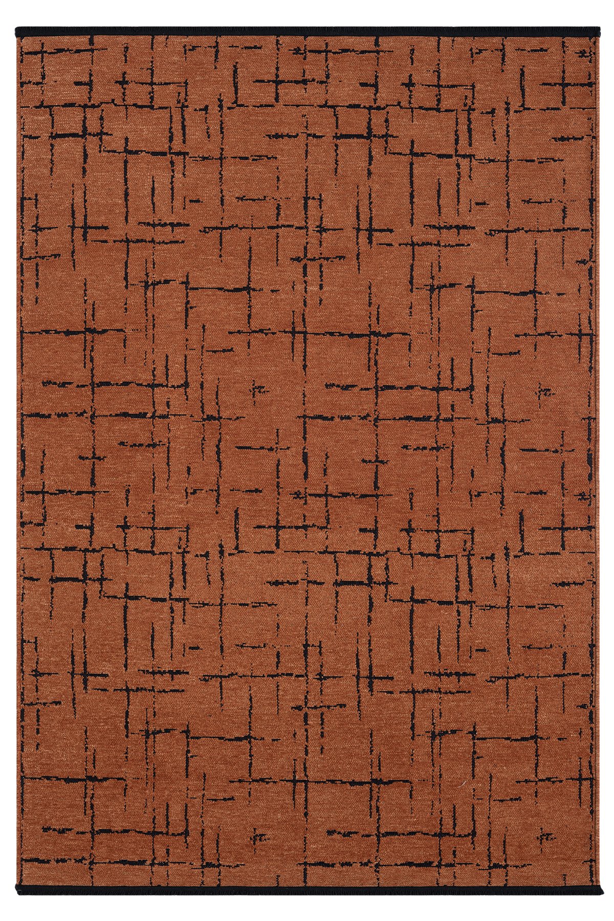 1_org_zoom Gaia Kiremit Halı Yıkanabilir Kaymaz Taban Şönil Kilim Dokuma Pamuk Taban Kilim 10118 23655