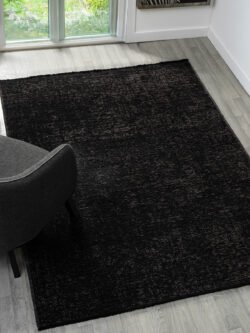 Antik Antrasit Kilim Kaymaz Taban Şönil Dokuma 10105A