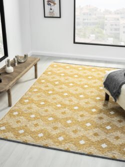 Ipar Hardal Çift Taraflı Kilim Salon Oturma Odası Çocuk Odası Yatak Odası Halısı Ip0038