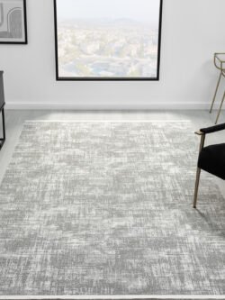 Hernes Krem Gri Salon Oturma Odası Çocuk Odası Yatak Odası Halısı HM6002