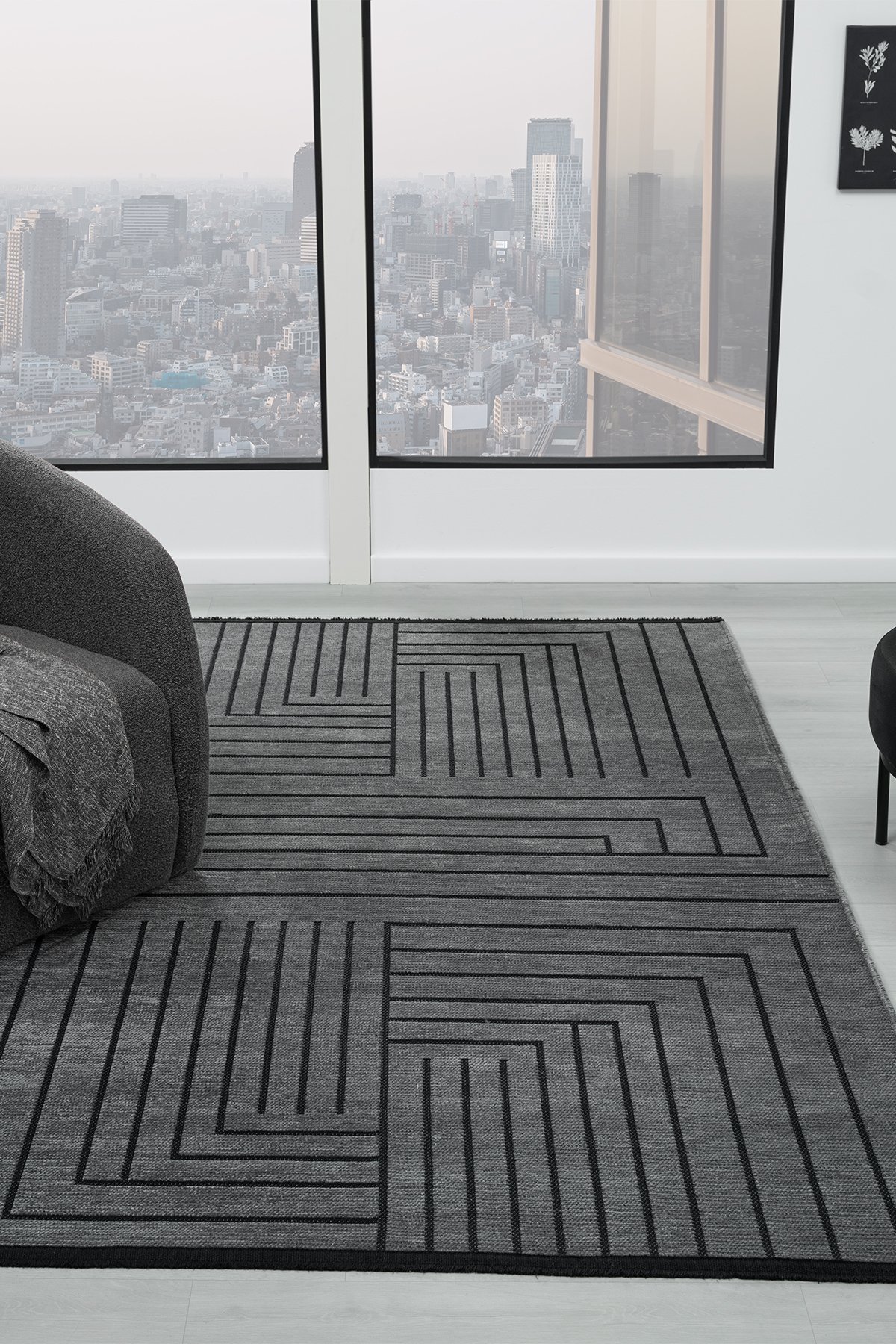 1_org_zoom Eko Antrasit Salon Oturma Odasi Çocuk Odasi Yatak Odasi Halisi EKO347 25118