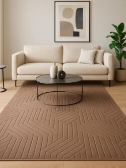 Kevline Home Modern Dekoratif Halı Kaymaz Taban Yıkanabilir Salon Halısı