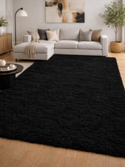 Yıkanabilir Kaymaz Taban Puffy Peluş Yumuşak Tuşeli Halı