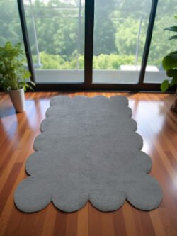 Modern Dekoratif Salon Halısı Çocuk Odası Yolluk Kaymaz Taban Halı