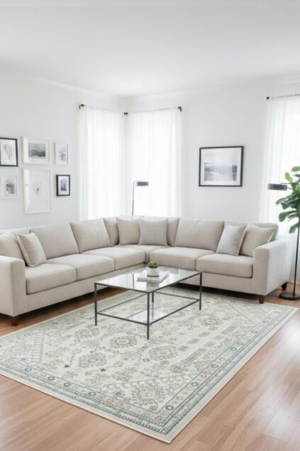 1_org_zoom Authentic Salon, Mutfak , Oturma Odası ve Çocuk Odası Halısı N0104A Krem 88299