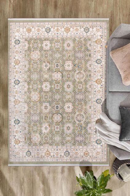 1_org_zoom Authentic Salon, Mutfak , Oturma Odası ve Çocuk Odası Halısı G0680A Yeşil 88371