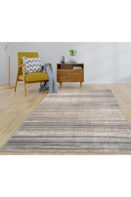 1_org_zoom Exess Krem Gri Modern Halı Exe002 90000