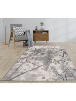 Cresta Gri Gri Modern Halı Crs003