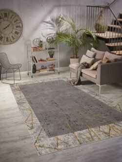 Freemınd Gri Modern Halı Frm001